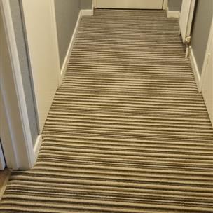 Stripe carpet Nottingham 