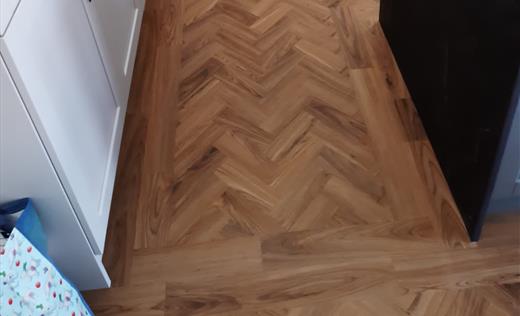 LVT Parquet Border Flooring Installation in Nottingham