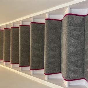 Stair whipped edge carpet Nottingham