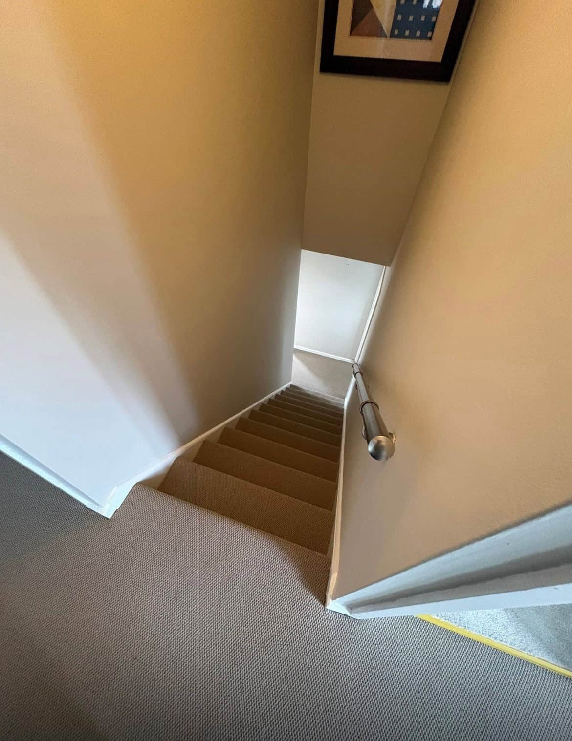 Cormar Primo Textures carpet fitted in hallway by Carpet Style