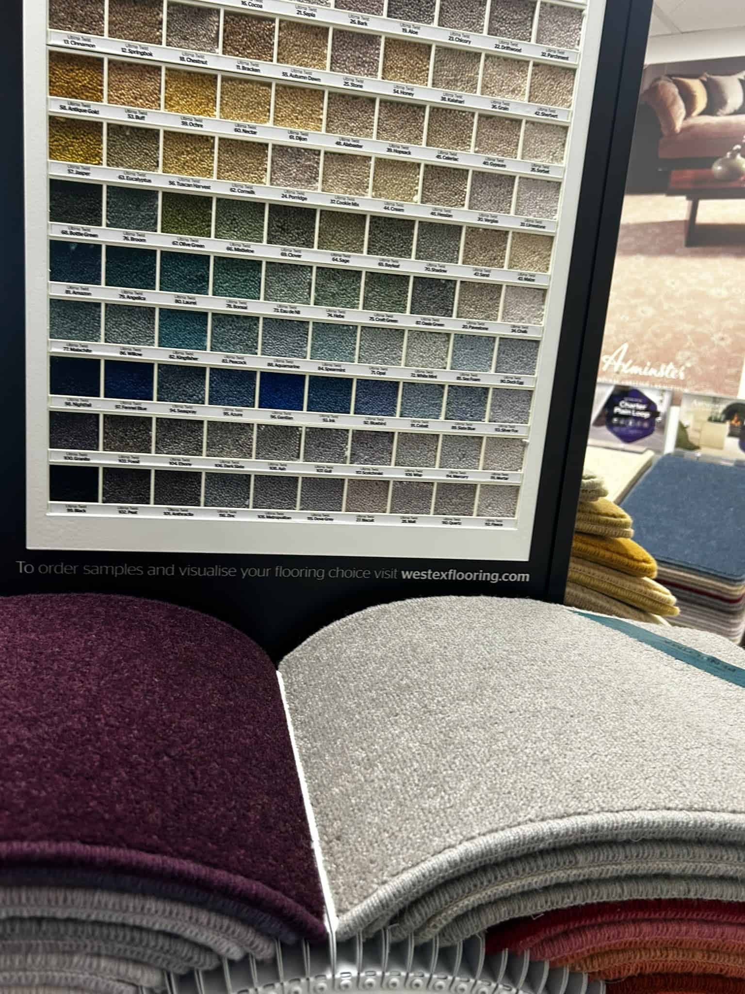 Westex wool carpet displayed at Carpet Style